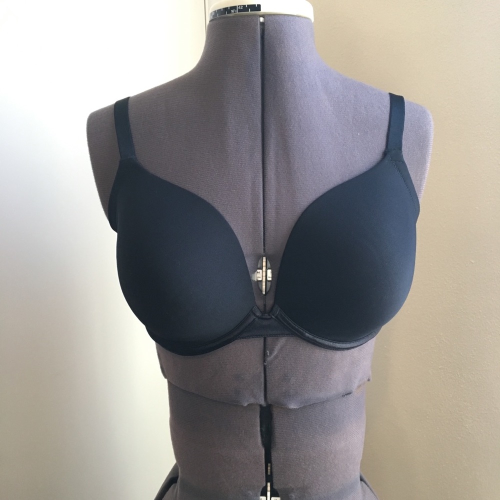 Natori 32G push up t shirt bra black